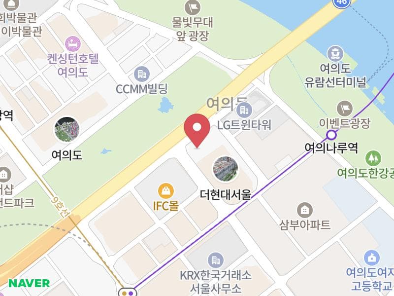 더현대서울 웨딩박람회 위치 지도