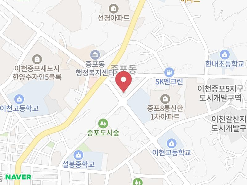 이천 위드유 웨딩박람회 위치 지도