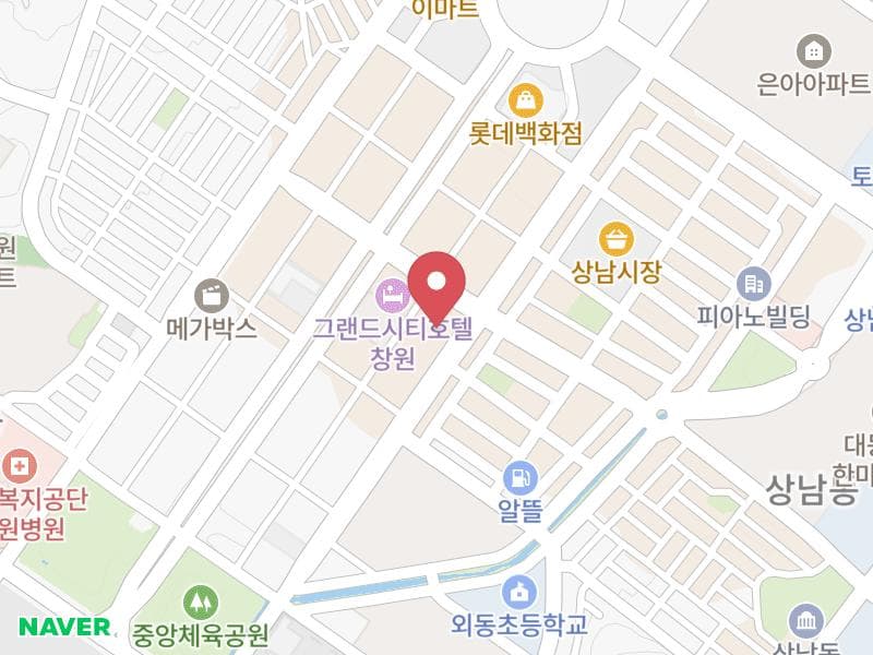 창원 팜투어 허니문박람회 위치 지도