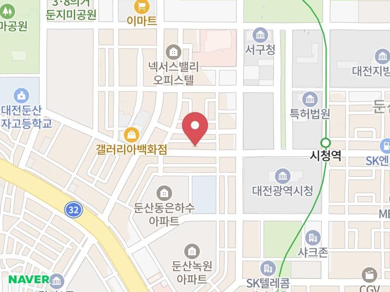 대전 팜투어 허니문박람회 위치 지도