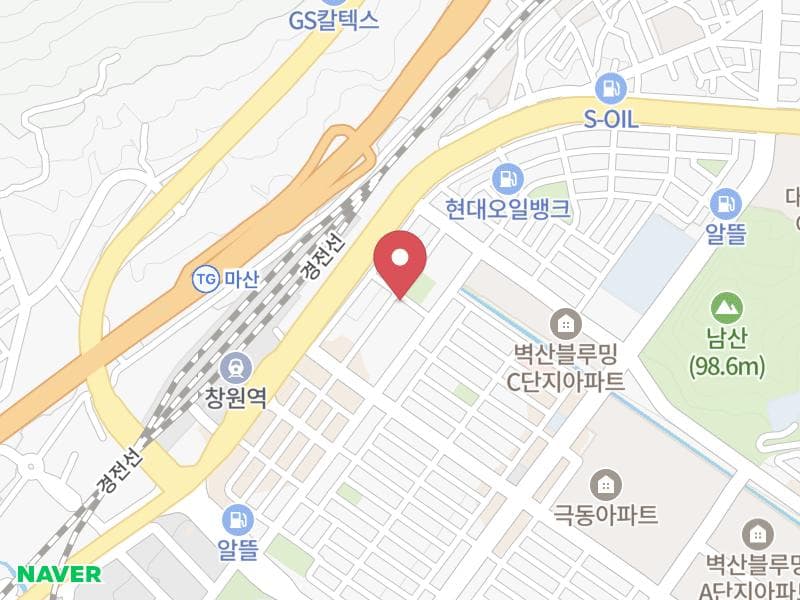 창원 대형 웨딩박람회 위치 지도