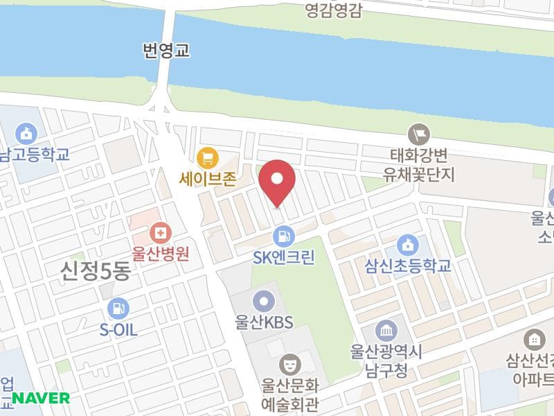 울산 W웨딩박람회 위치 지도