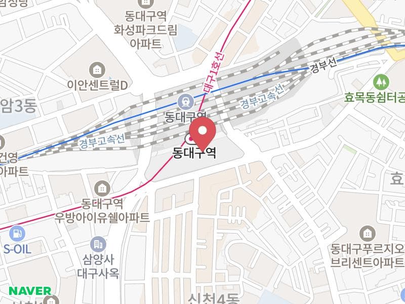 대구 라모르 웨딩박람회 위치 지도