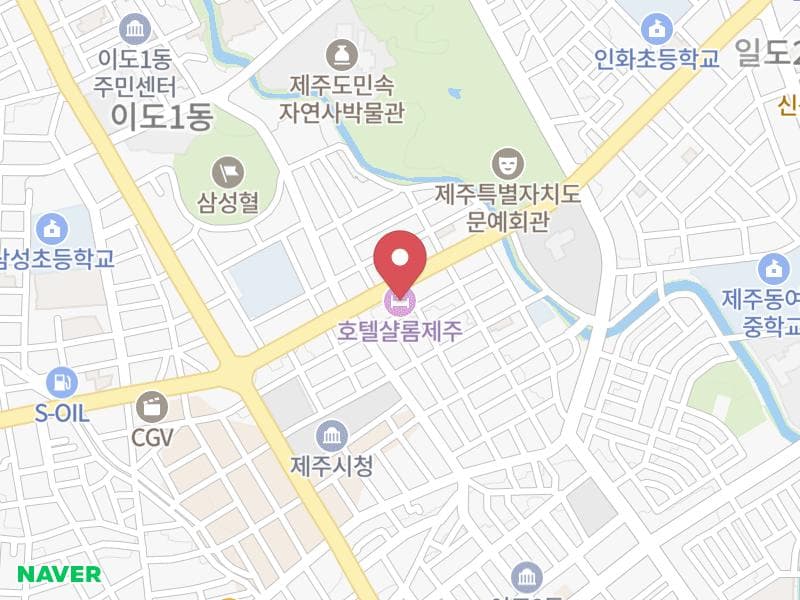 제주 제이유 웨딩박람회 위치 지도