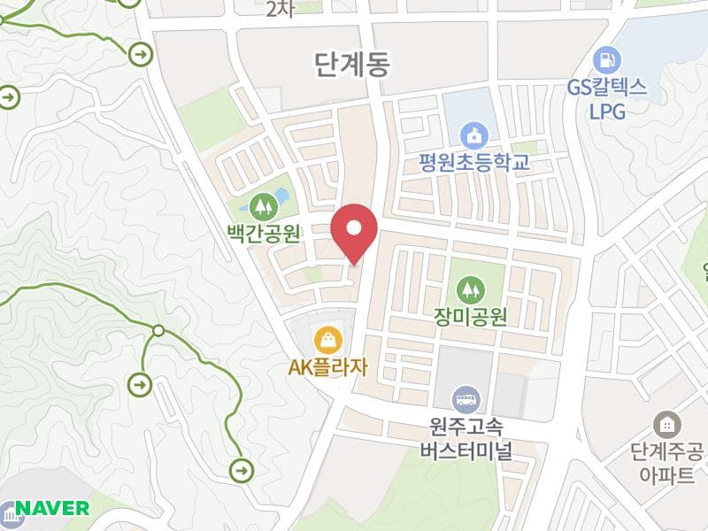 원주 메이브라이드 웨딩박람회 위치 지도