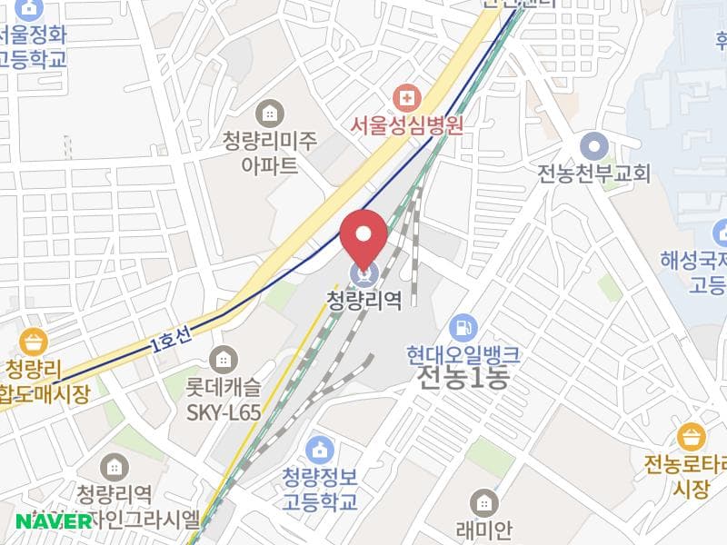 청량리 롯데백화점 대형 웨딩박람회 위치 지도