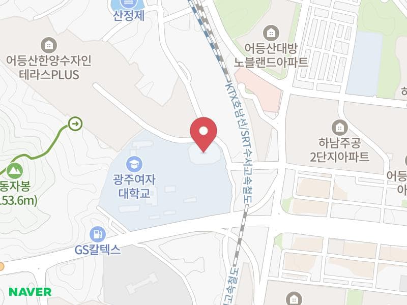 광주웨딩페어 위치 지도