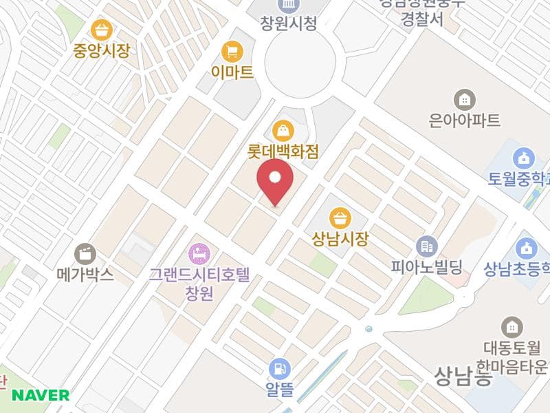 창원 웨딩박람회 위치 지도