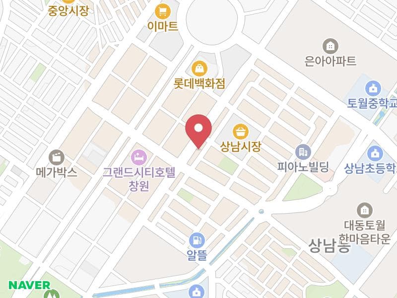 창원 웨딩박람회 위치 지도