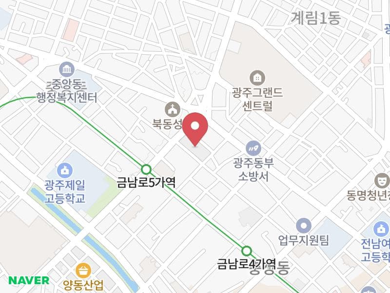 광주 롯데백화점 웨딩박람회 위치 지도