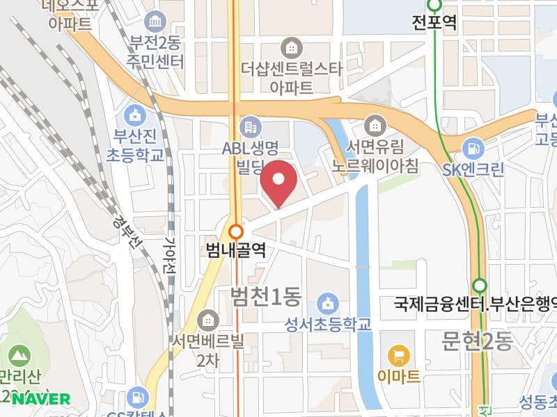 부산 팜투어 허니문박람회 위치 지도