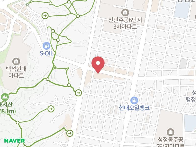 천안아산 웨딩드레스 페어 위치 지도