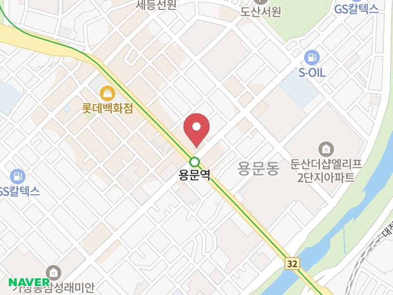 대전 DCC 신혼여행박람회 위치 지도