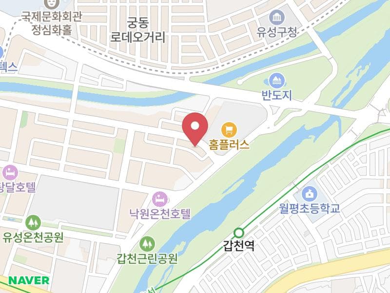 대전 웨딩컴퍼니엘 웨딩혼수박람회 위치 지도