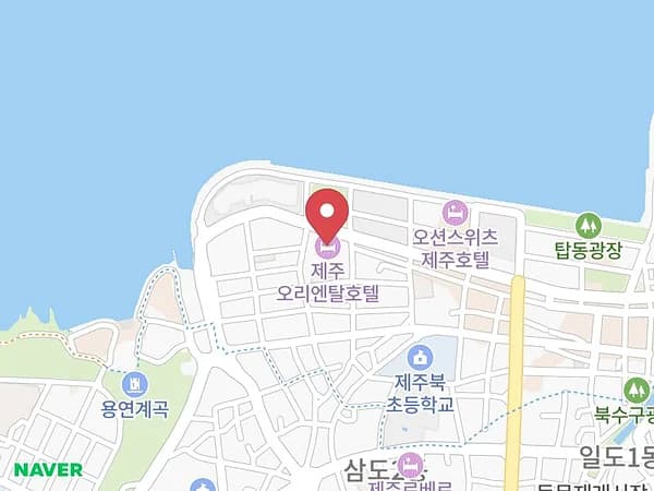 제주 오리엔탈호텔 웨딩박람회 위치 지도