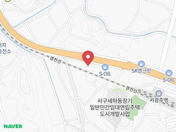 광주 제이아트 웨딩페어 위치 지도