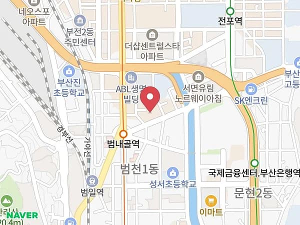 부산 더블혜택 웨딩박람회 위치 지도