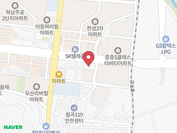 광주 메리포엠 웨딩페어 위치 지도