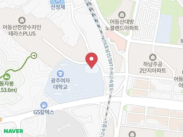 광주웨딩페어 위치 지도