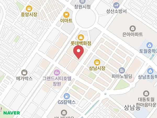 창원 웨딩박람회 위치 지도