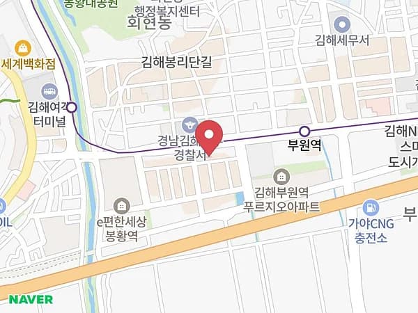 김해 웨딩박람회 위치 지도