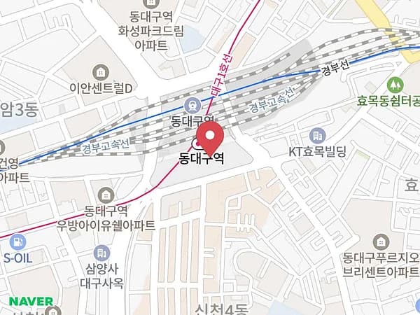 대구 라모르 웨딩박람회 위치 지도