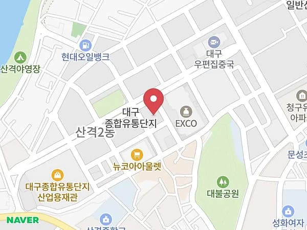 대구연웨딩 웨딩박람회 위치 지도