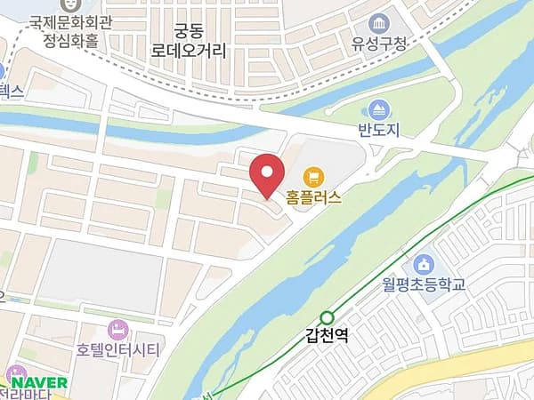 대전 웨딩컴퍼니엘 웨딩혼수박람회 위치 지도