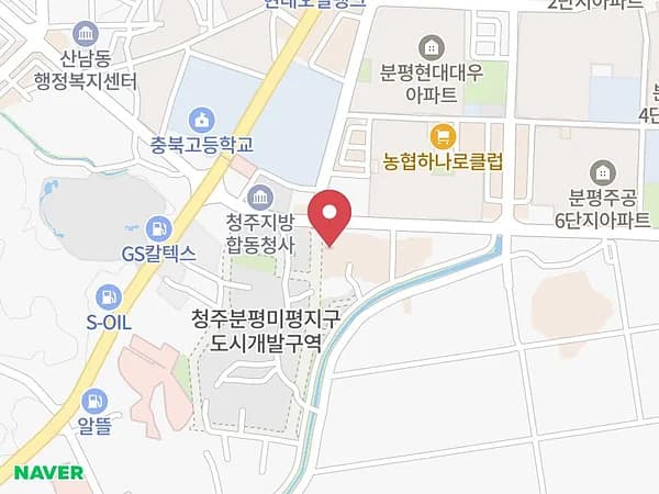 청주 웨딩크라우드 웨딩박람회 위치 지도