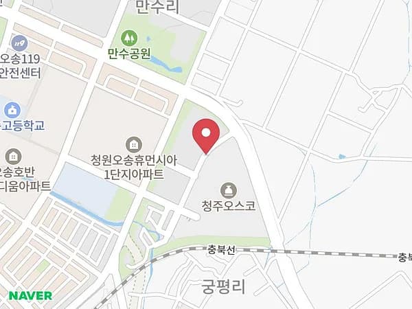 청주 OSCO 웨딩박람회 위치 지도