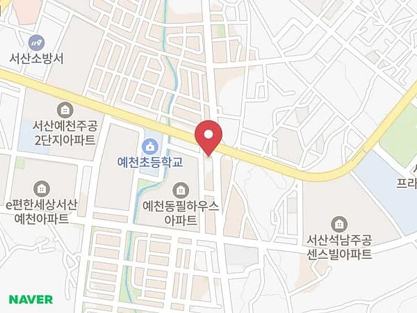 서산 웨딩박람회 위치 지도