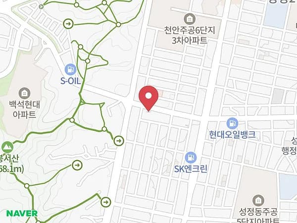 천안아산 웨딩드레스 페어 위치 지도