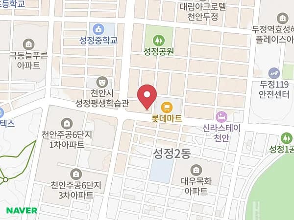 천안아산 웨딩드레스 페어 위치 지도