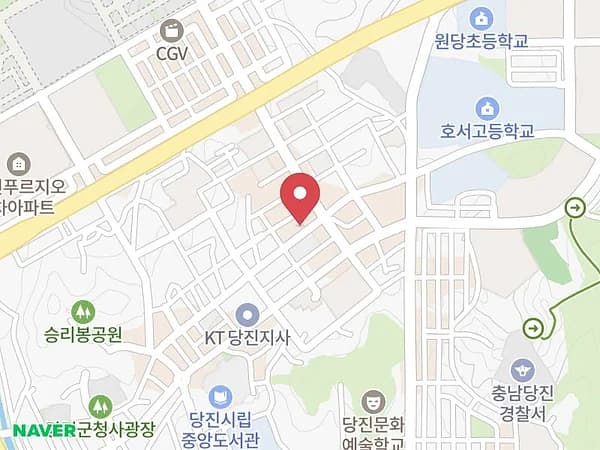 당진 웨딩박람회 위치 지도