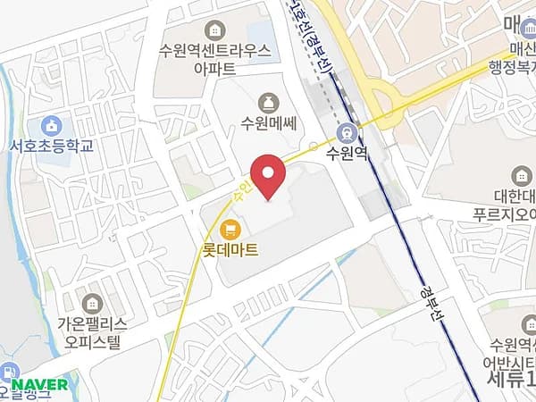 수원 타임빌라스 웨딩박람회 위치 지도