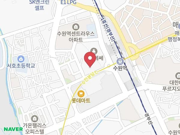 수원 홈씨씨 웨딩박람회 위치 지도