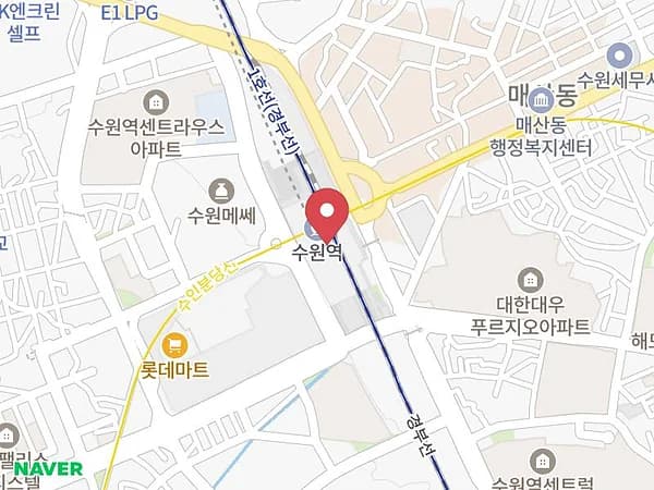 수원 AK 대형 웨딩박람회 위치 지도