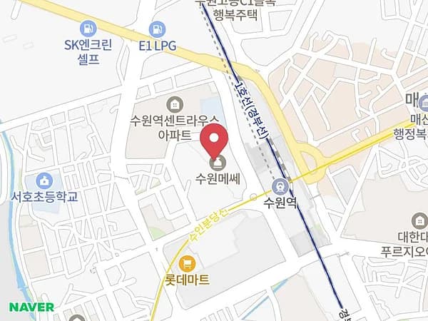 수원 메쎄 대형 웨딩박람회 위치 지도