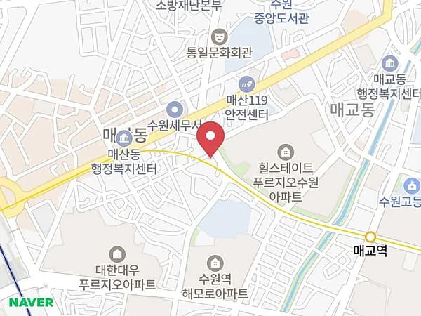 수원 웨딩박람회 위치 지도
