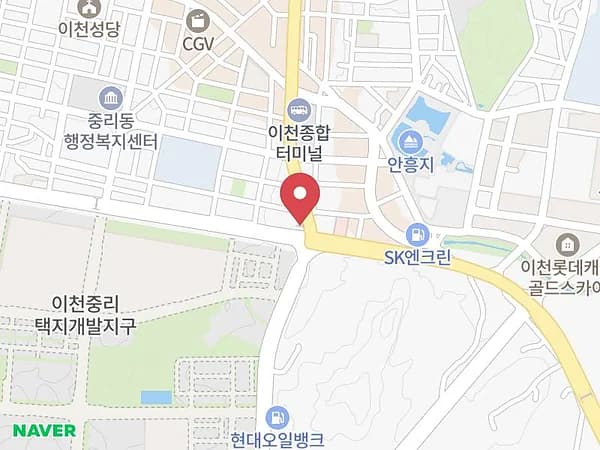 이천 웨딩박람회 위치 지도