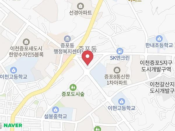 이천 위드유 웨딩박람회 위치 지도