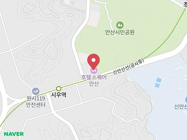 안산 웨딩크라우드 웨딩박람회 위치 지도
