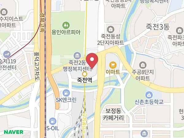 성남/용인웨딩박람회 위치 지도