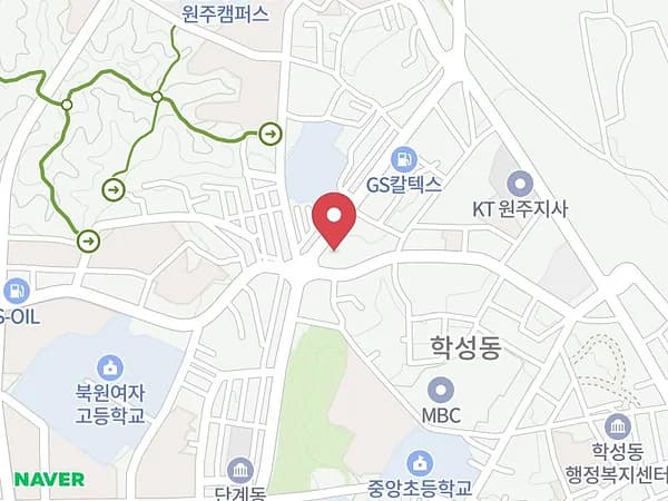 원주 혼수가전 웨딩박람회 위치 지도