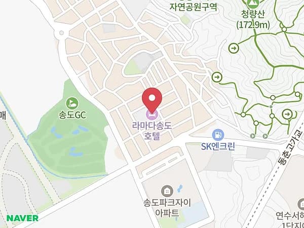 인천 라마다호텔 웨딩박람회 위치 지도