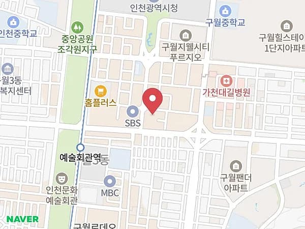 초대형 인천 웨딩박람회 위치 지도