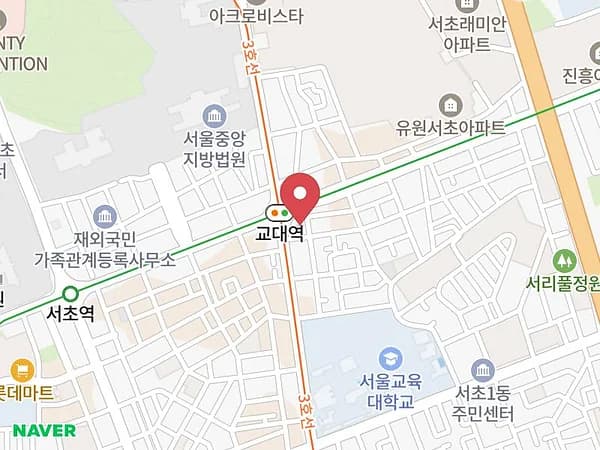 한나 웨딩박람회 위치 지도