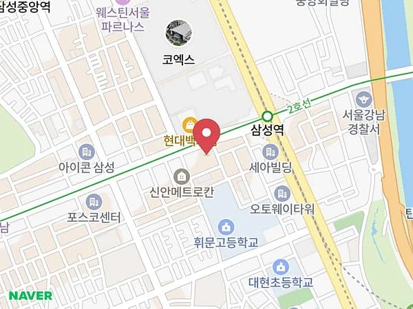 서울 신혼여행 박람회 위치 지도