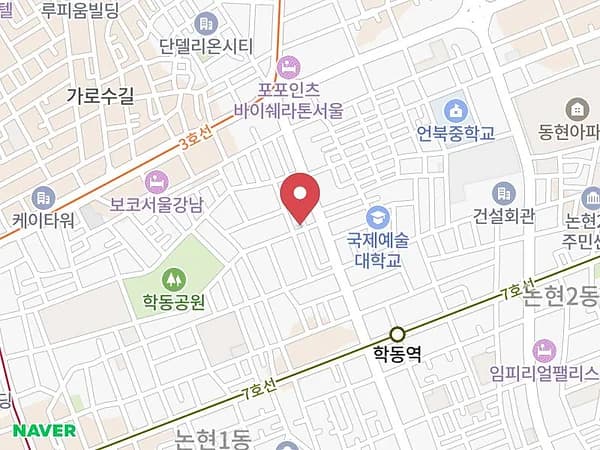 한나 웨딩박람회 위치 지도