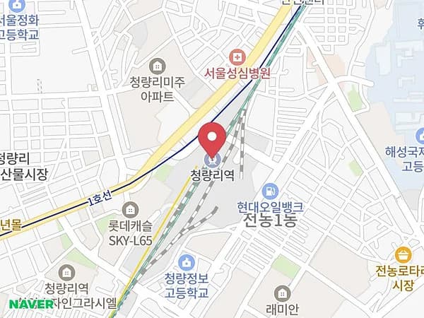 청량리 롯데백화점 대형 웨딩박람회 위치 지도